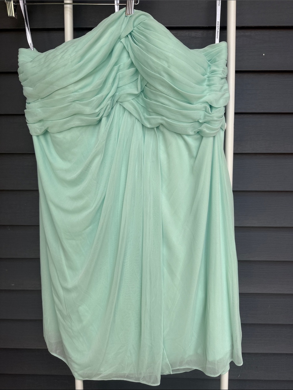 David’s Bridal mint minidress sz 24